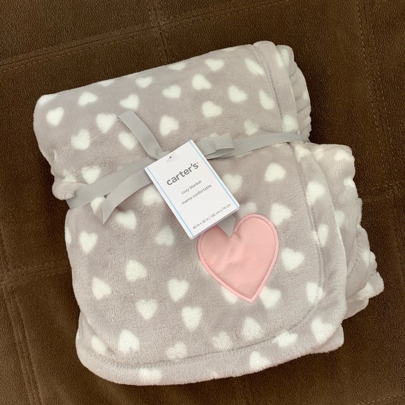 carters pink blanket